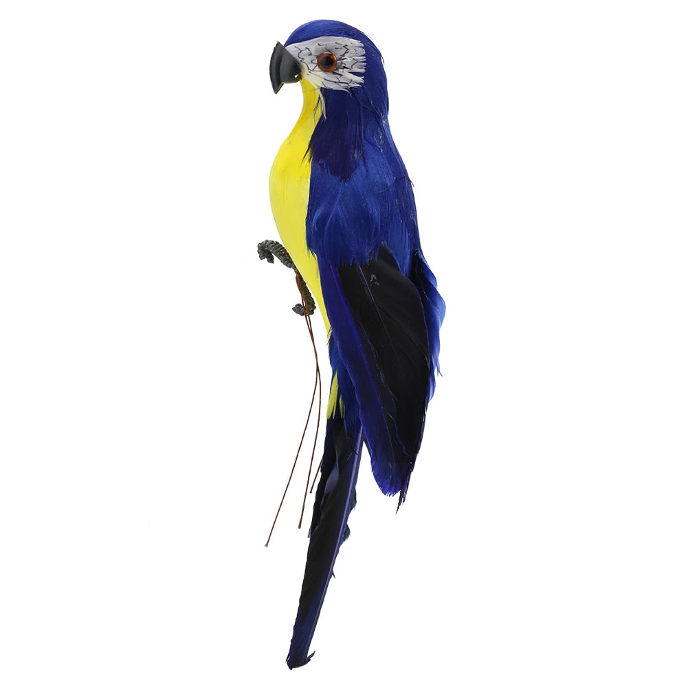 Alloet Garden Bird Prop Decor Foam Parrot Lawn Figurine Ornament