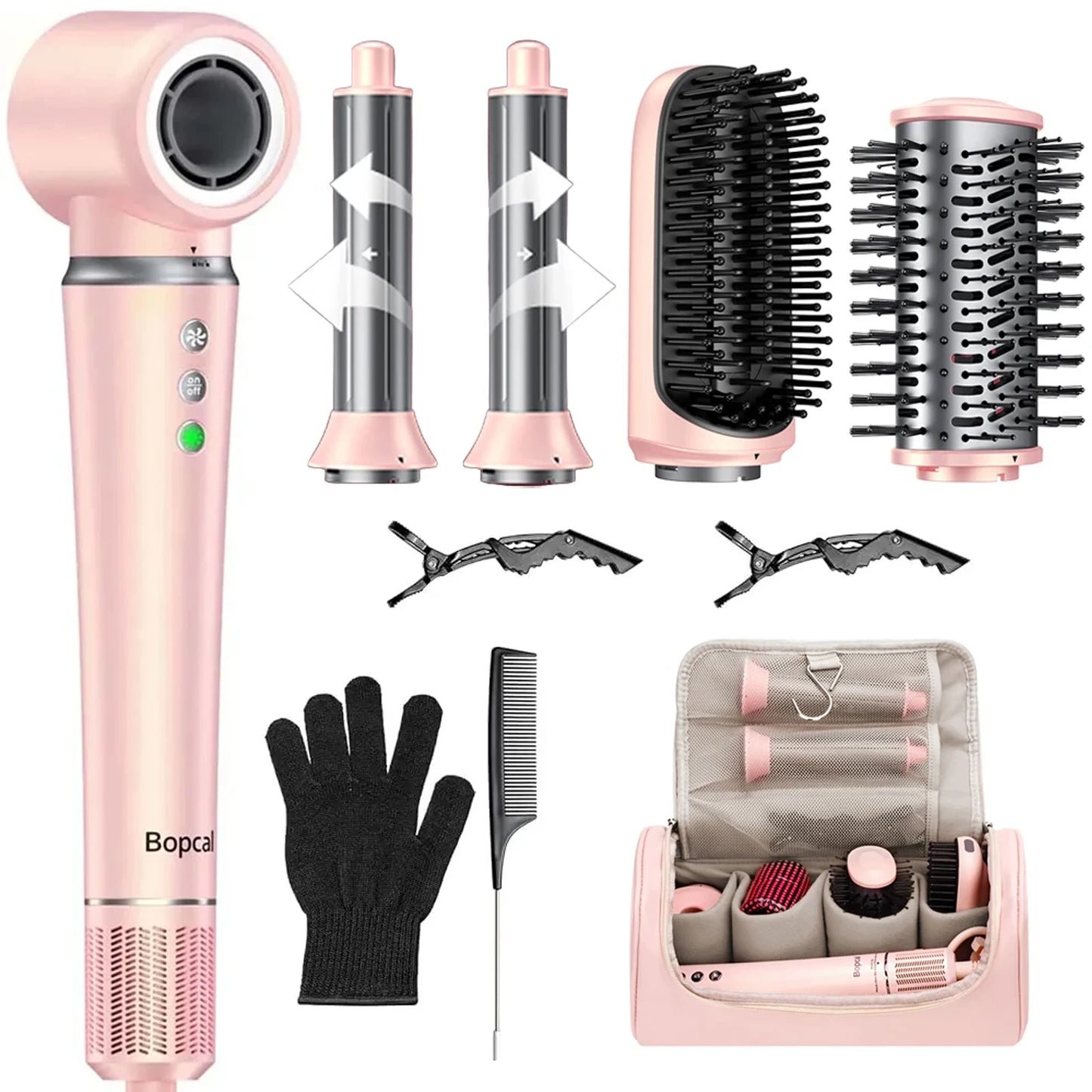 BOPCAL Five In One Hair Styling System AirWrap 1200W Dryer