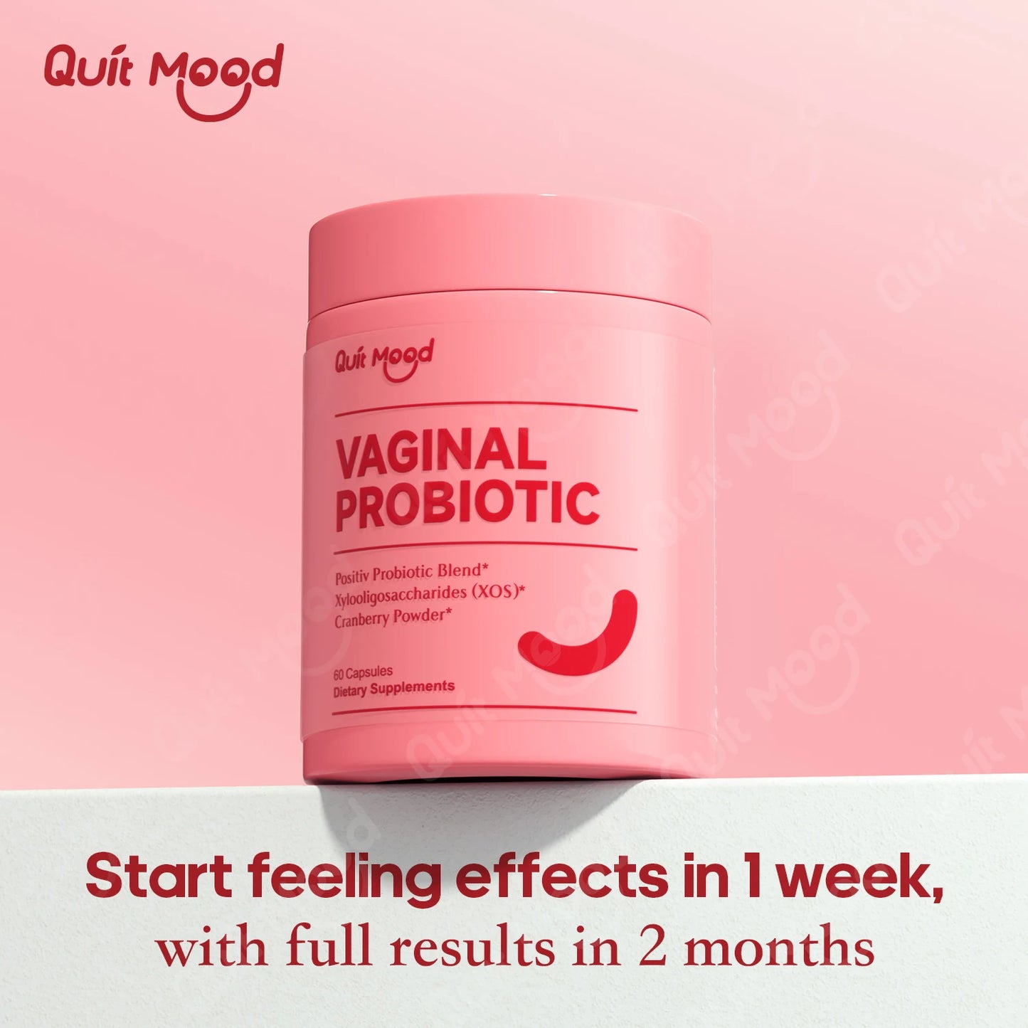 Quit Mood Probiotics For Women Balance With Prebiotics And Cranberry