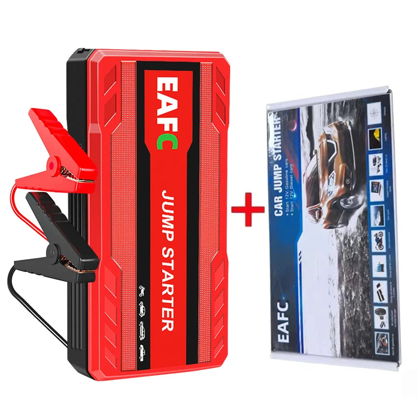 EAFC 12V Car Jump Starter 600A-2000A Portable Power Bank