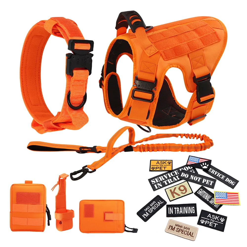 PETRAVEL CN German Shepherd Dog Harness Adjustable Tactical Vest