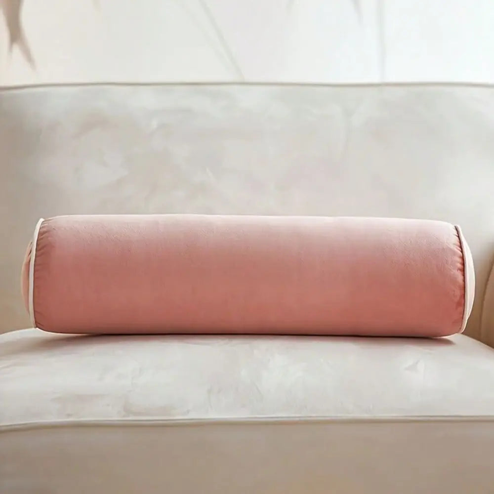 One Cylindrical Long Strip Pillow, With Rich Materials And Unique Design, Achieves Sleep Support, Leisure And Relaxation, D