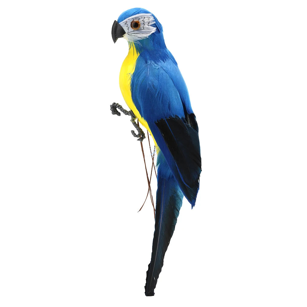 Alloet Foam Parrot Garden Bird Prop Figurine Lawn Decor Ornament