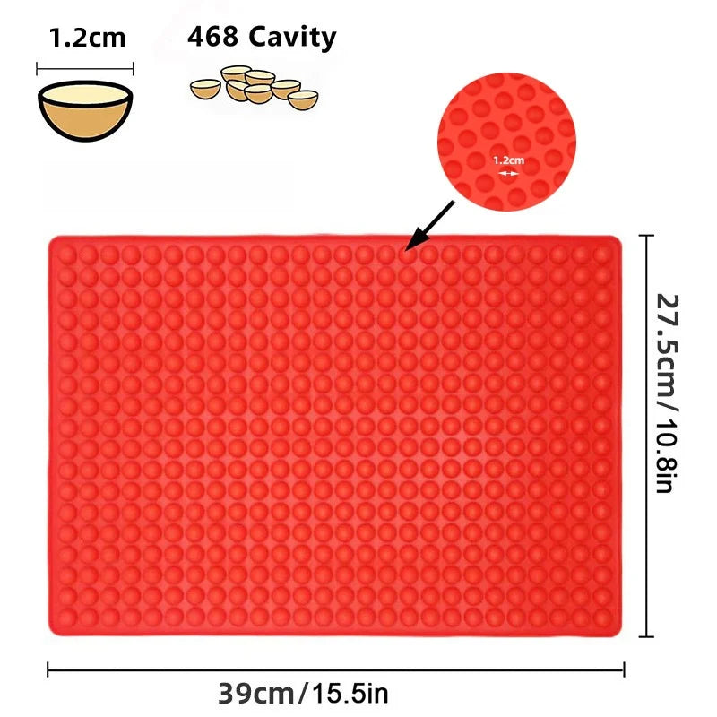 PDQ Silicone Mini Muffin Molds Nonstick Cupcake Fondant Pan