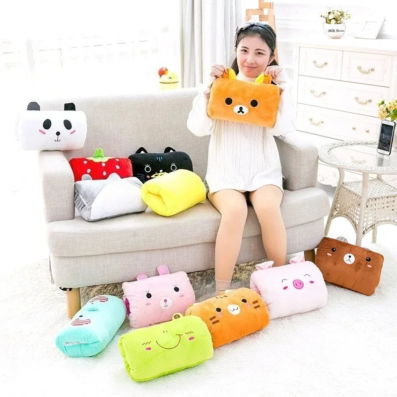 Creative Hand Warming Pillow Nap Pillow Cushion Plush Toys Travel Essentials Children's Day Gifts Sleeping Pillows Home Textile