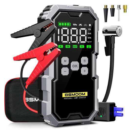 BIUBLE 7000A Jump Starter With 12V Compressor And LED Flashlight