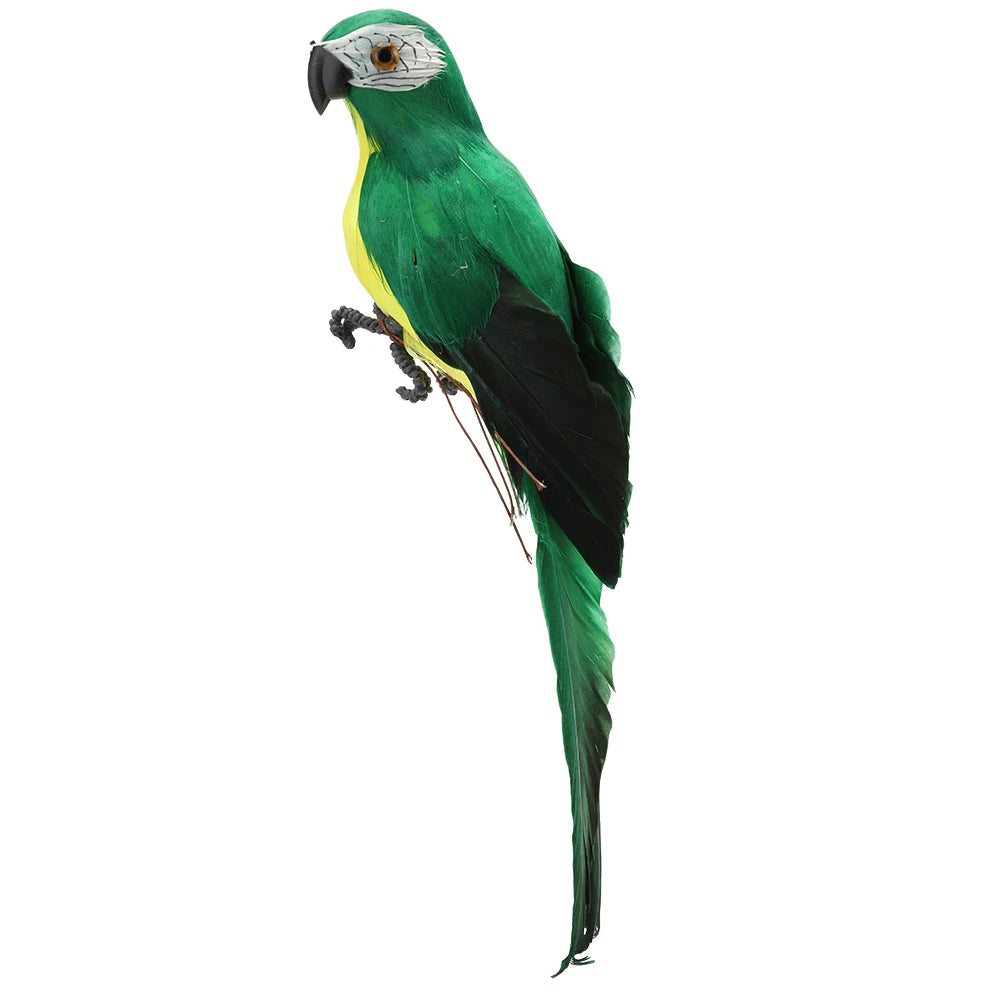Alloet Garden Bird Prop Decor Foam Parrot Lawn Figurine Ornament