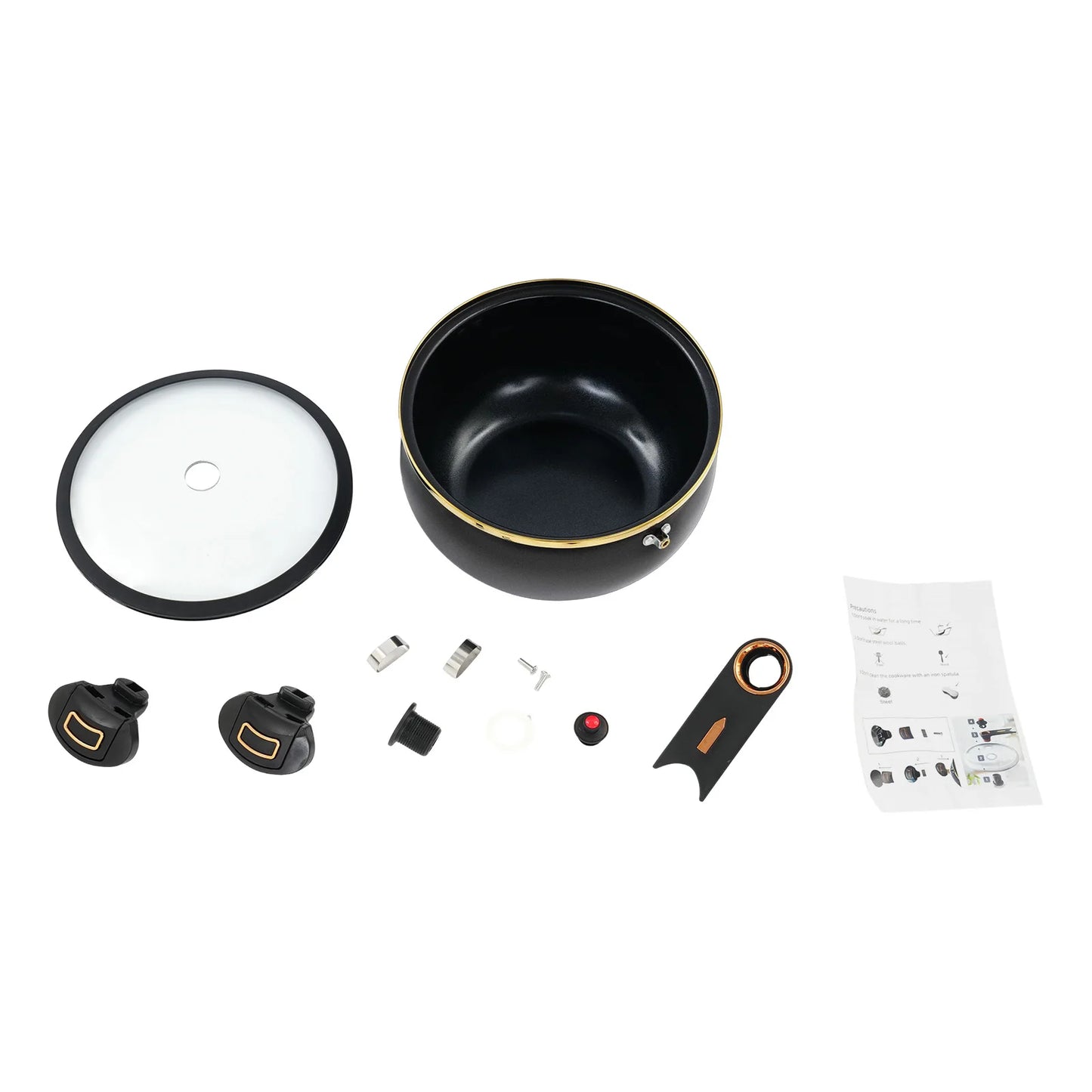 8L Micro Pressure Cooker Multi Function Pot With Two Handles