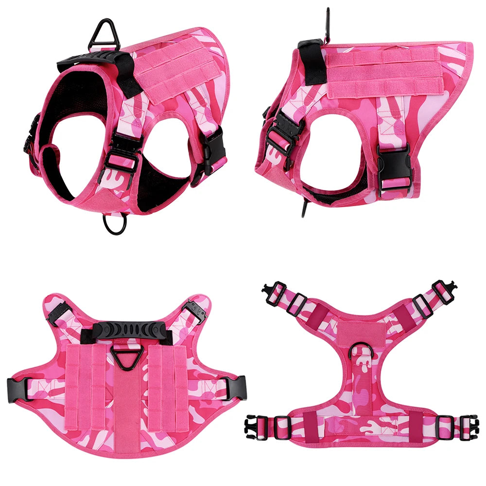 PETRAVEL CN German Shepherd Dog Harness Adjustable Tactical Vest