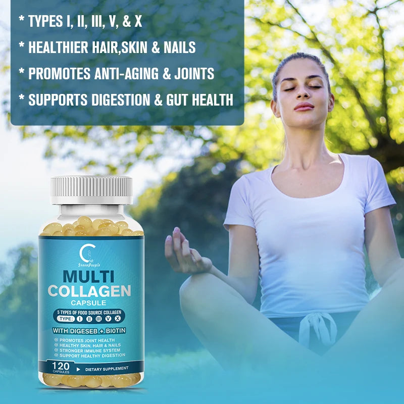 Minch Global Trade IMATCHME Multi Collagen Peptides Capsules For Skin