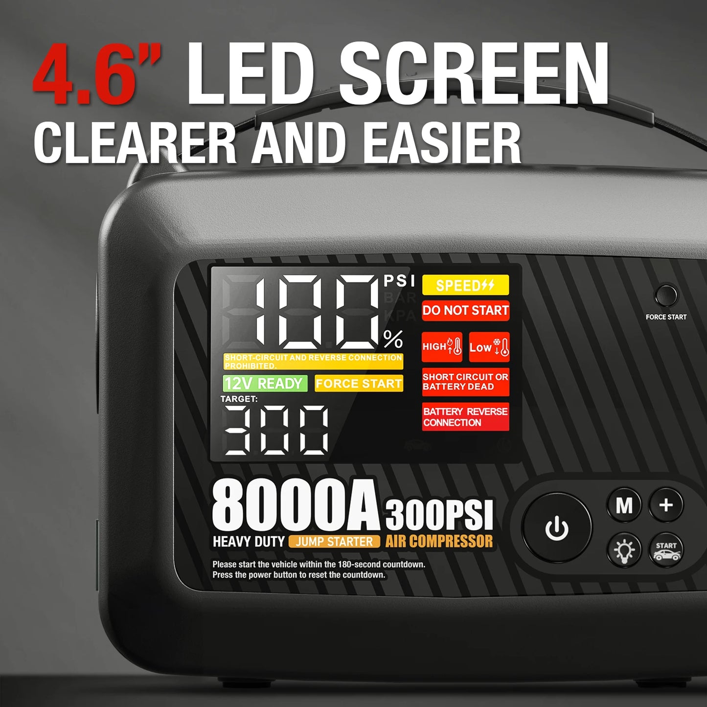 AdoreTrip 8000A Heavy Duty Jump Starter With Air Pump