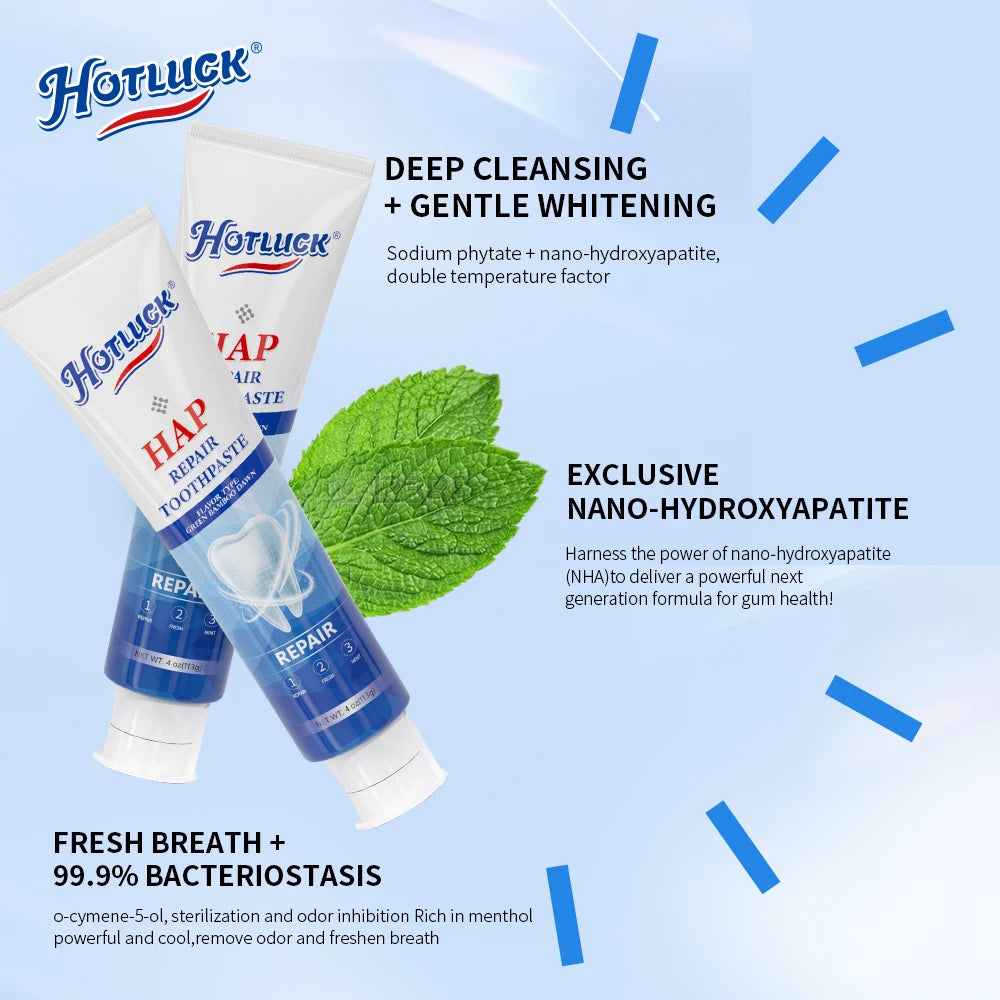 Hotluck Fluoride Free Nano Hydroxyapatite Toothpaste For Sensitive Relief