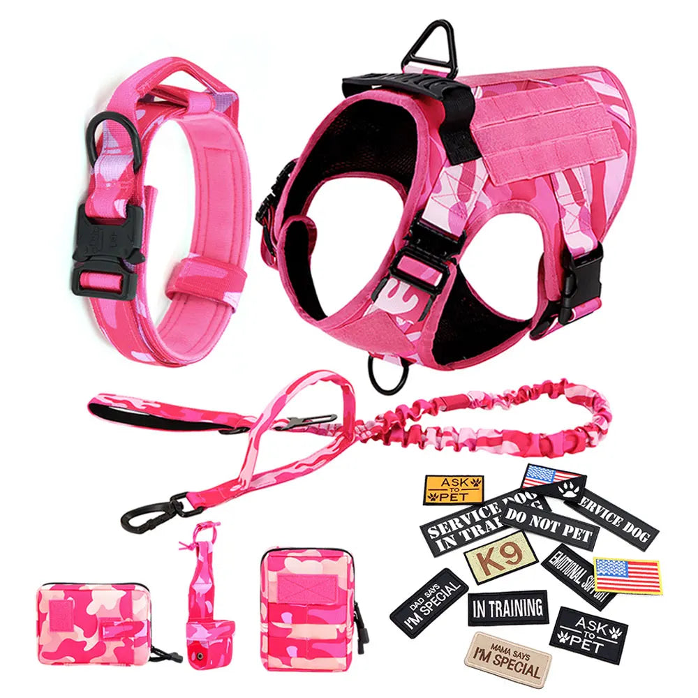PETRAVEL CN German Shepherd Dog Harness Adjustable Tactical Vest