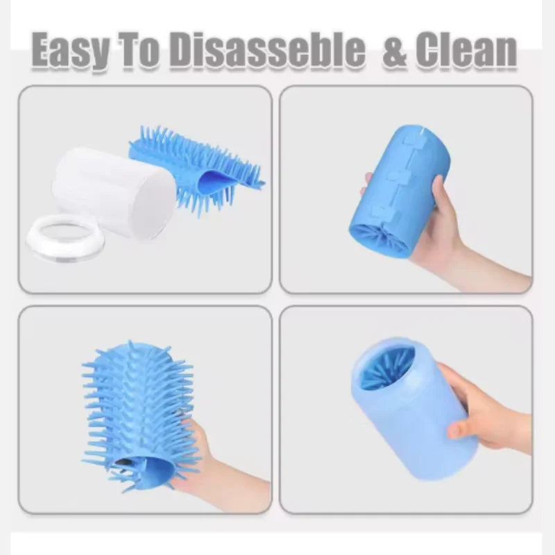 Soft Silicone Pet Paw Cleaner Brush For Gentle Foot Cleaning