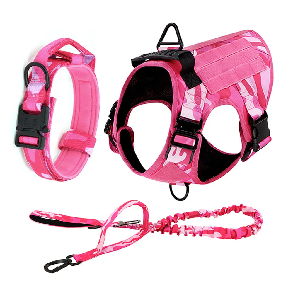 PETRAVEL CN German Shepherd Dog Harness Adjustable Tactical Vest