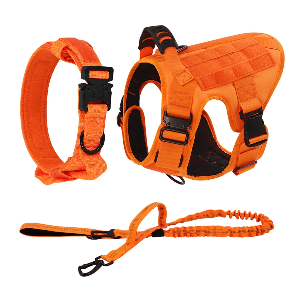PETRAVEL CN German Shepherd Dog Harness Adjustable Tactical Vest