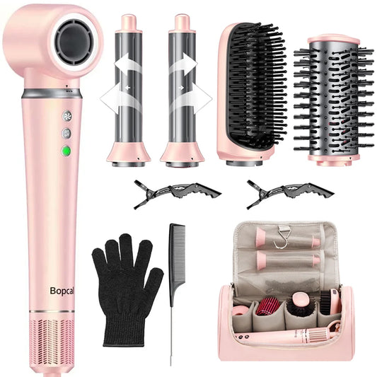BOPCAL 5 In 1 Hair Styler With Travel Bag Air Wrap 1200W Dryer