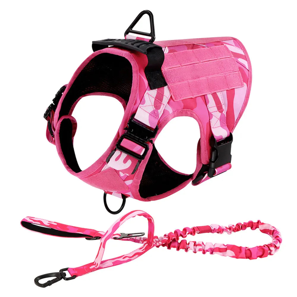 PETRAVEL CN German Shepherd Dog Harness Adjustable Tactical Vest