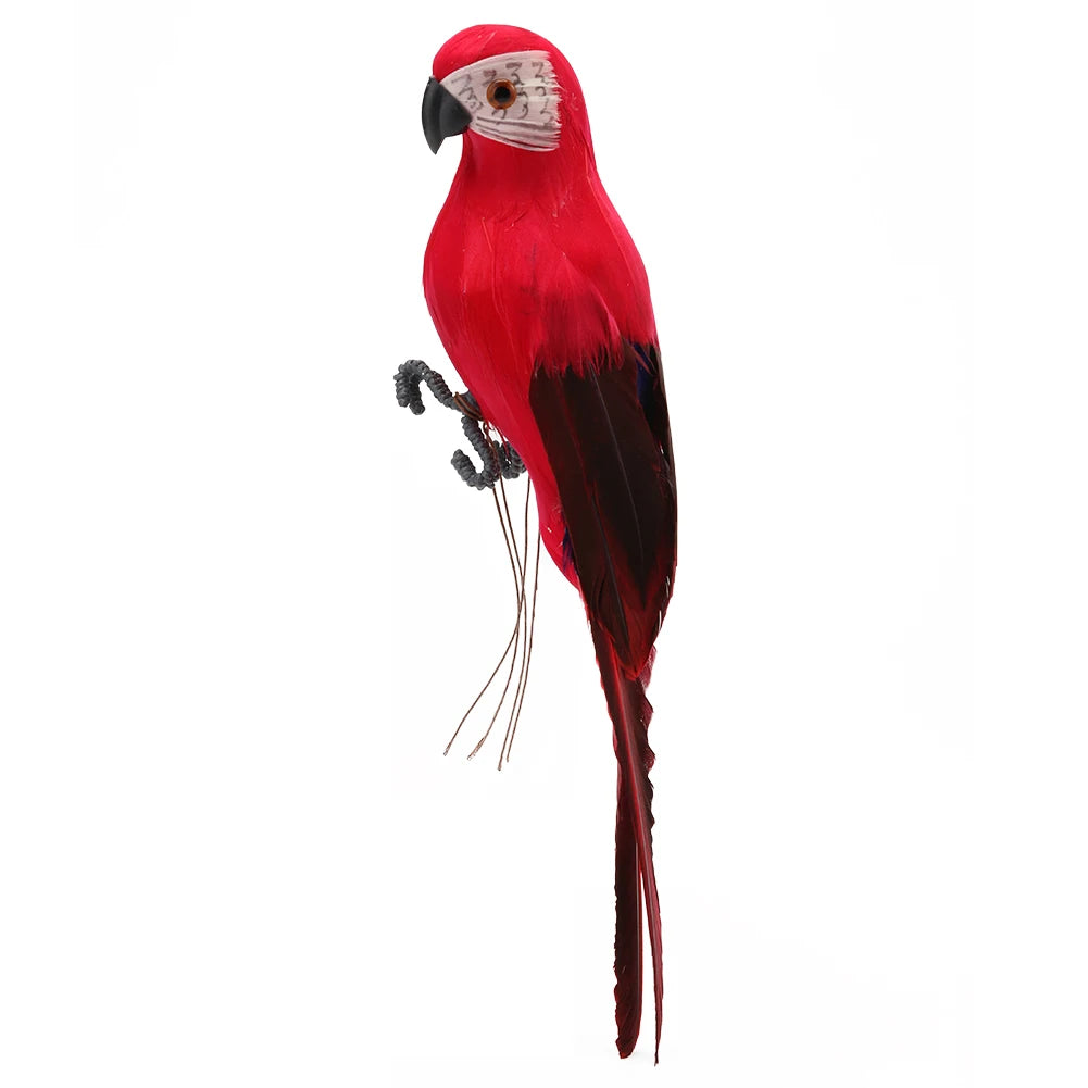Alloet Foam Parrot Garden Bird Prop Figurine Lawn Decor Ornament