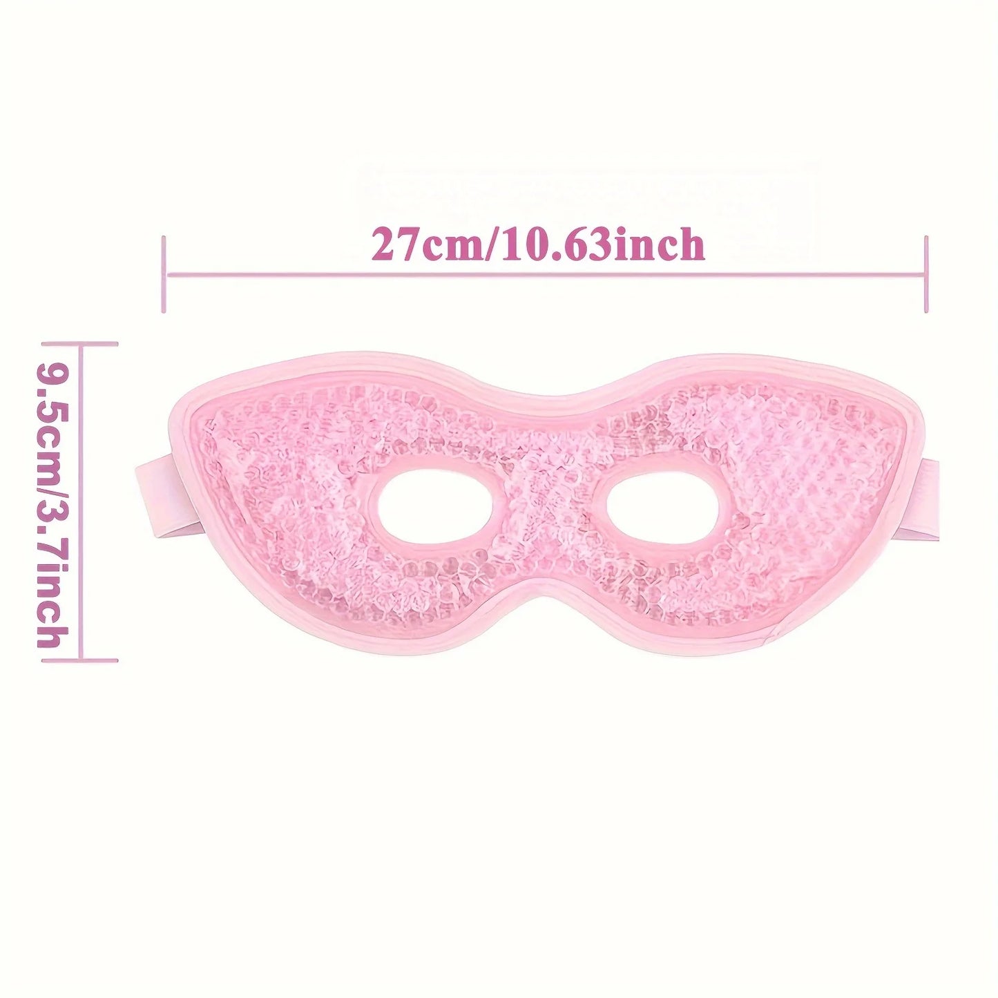 Cooling Gel Eye Mask With Eye Holes For Puffiness Swelling