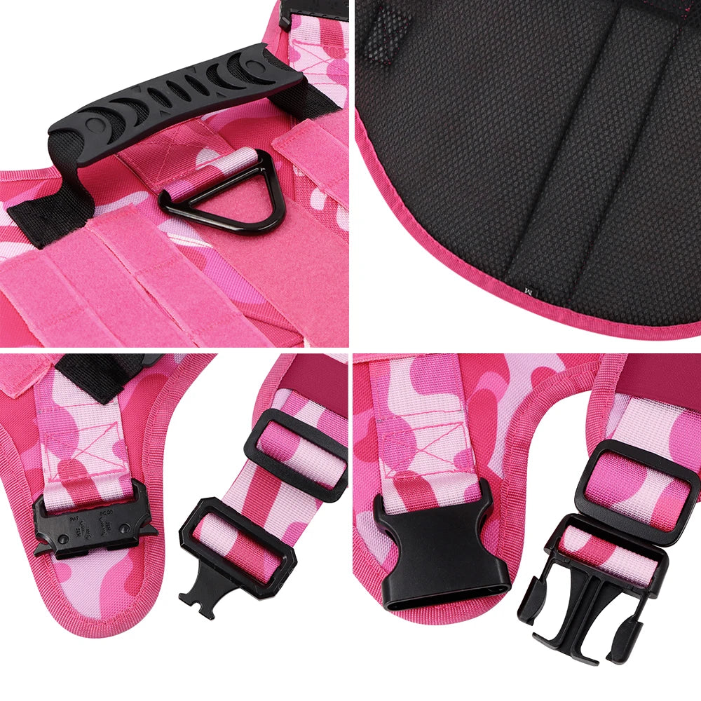 PETRAVEL CN German Shepherd Dog Harness Adjustable Tactical Vest