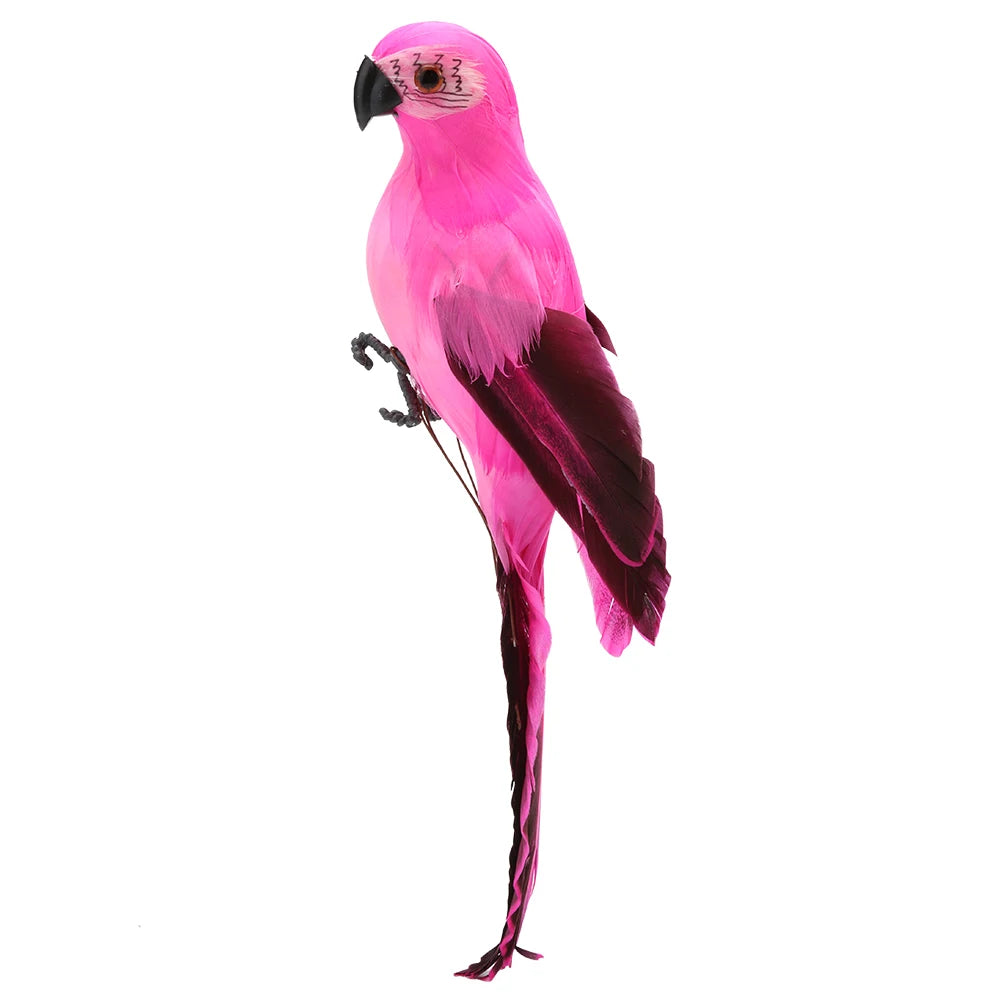 Alloet Foam Parrot Garden Bird Prop Figurine Lawn Decor Ornament