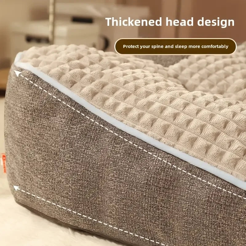 Orthopedic Dog Bed For Large Dogs, Extra Thick Kennel Cushion