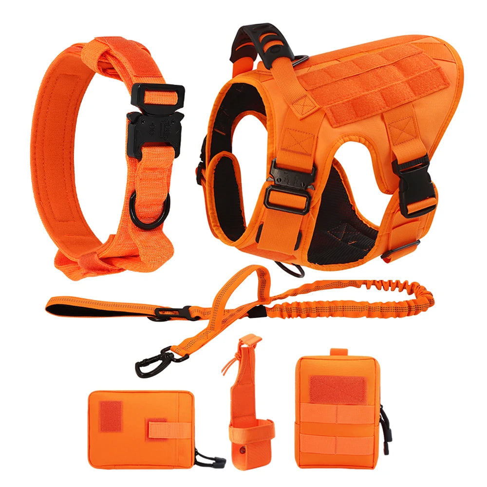 PETRAVEL CN German Shepherd Dog Harness Adjustable Tactical Vest
