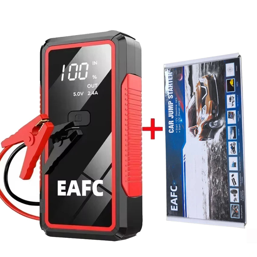 EAFC 12V Car Jump Starter 600A-2000A Portable Power Bank