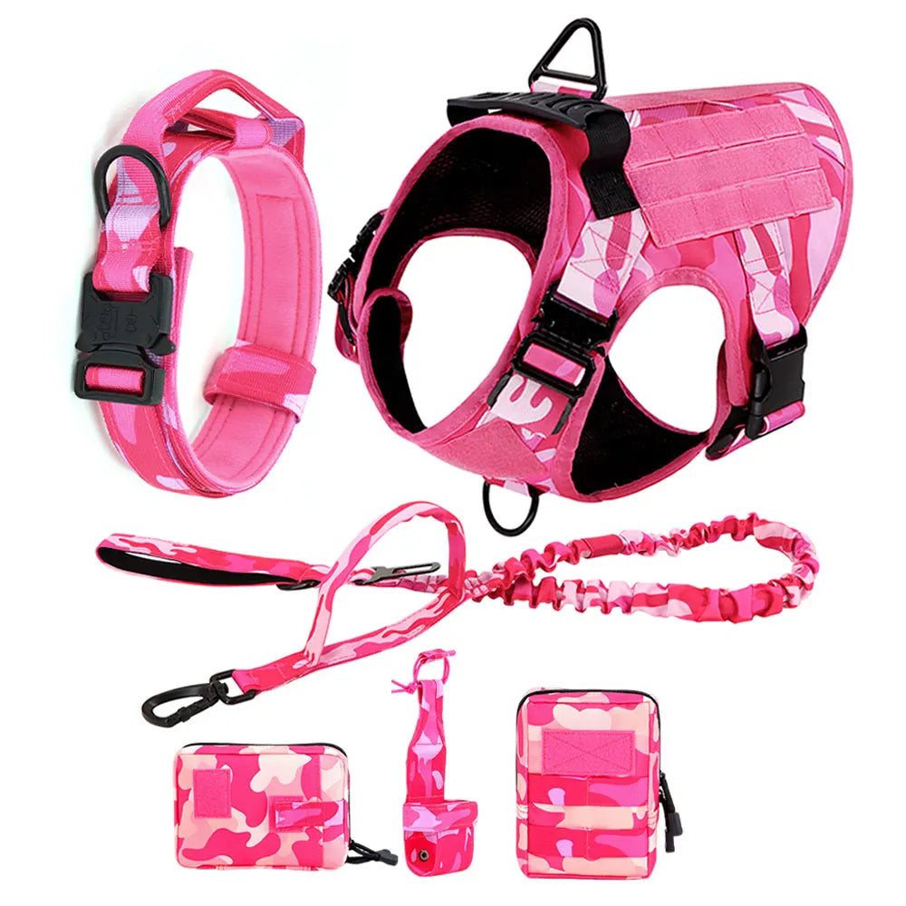 PETRAVEL CN German Shepherd Dog Harness Adjustable Tactical Vest