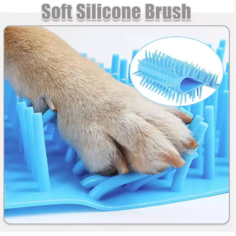 Soft Silicone Pet Paw Cleaner Brush For Gentle Foot Cleaning