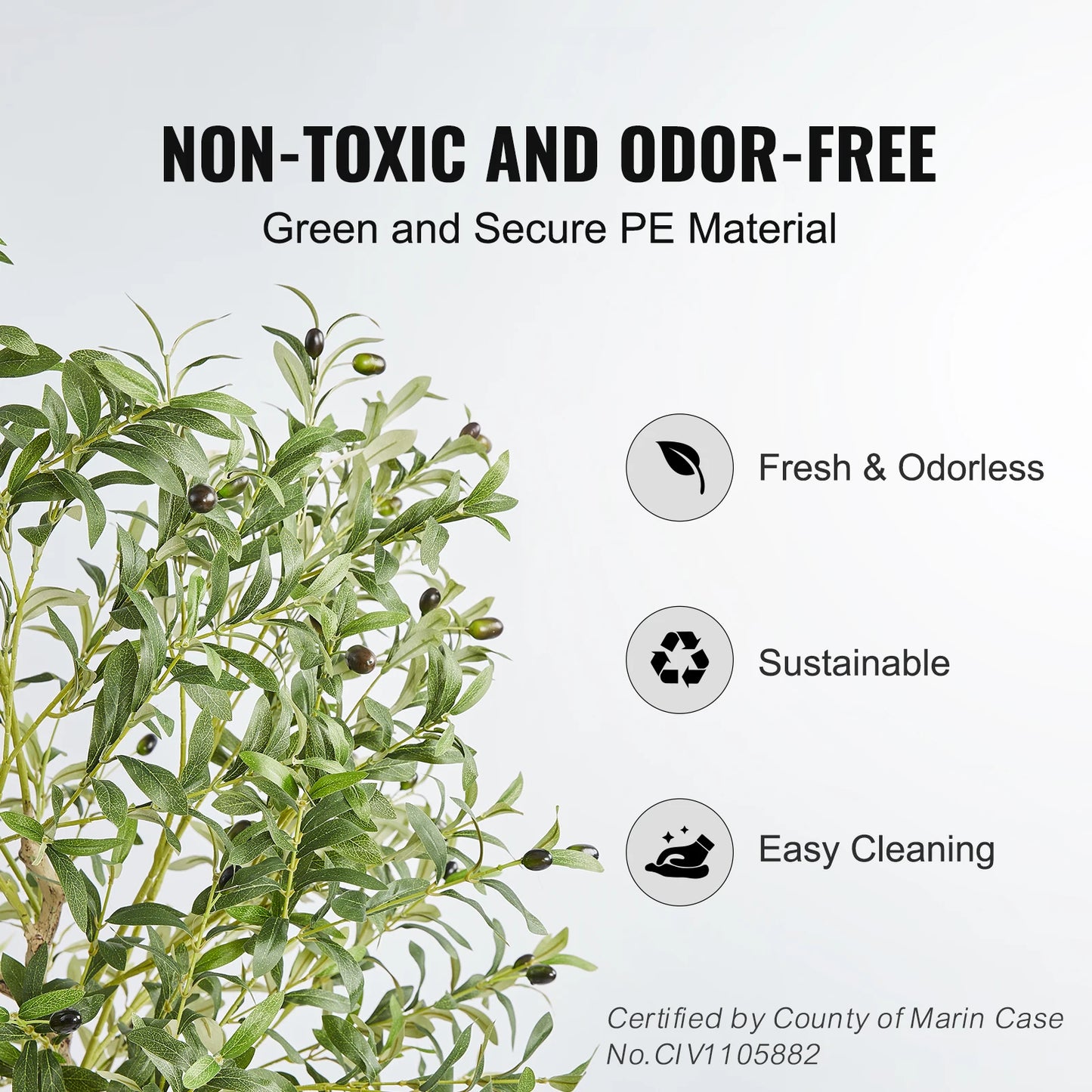 Artificial Olive Tree Indoor Plant Faux Green Tree For Home Decor