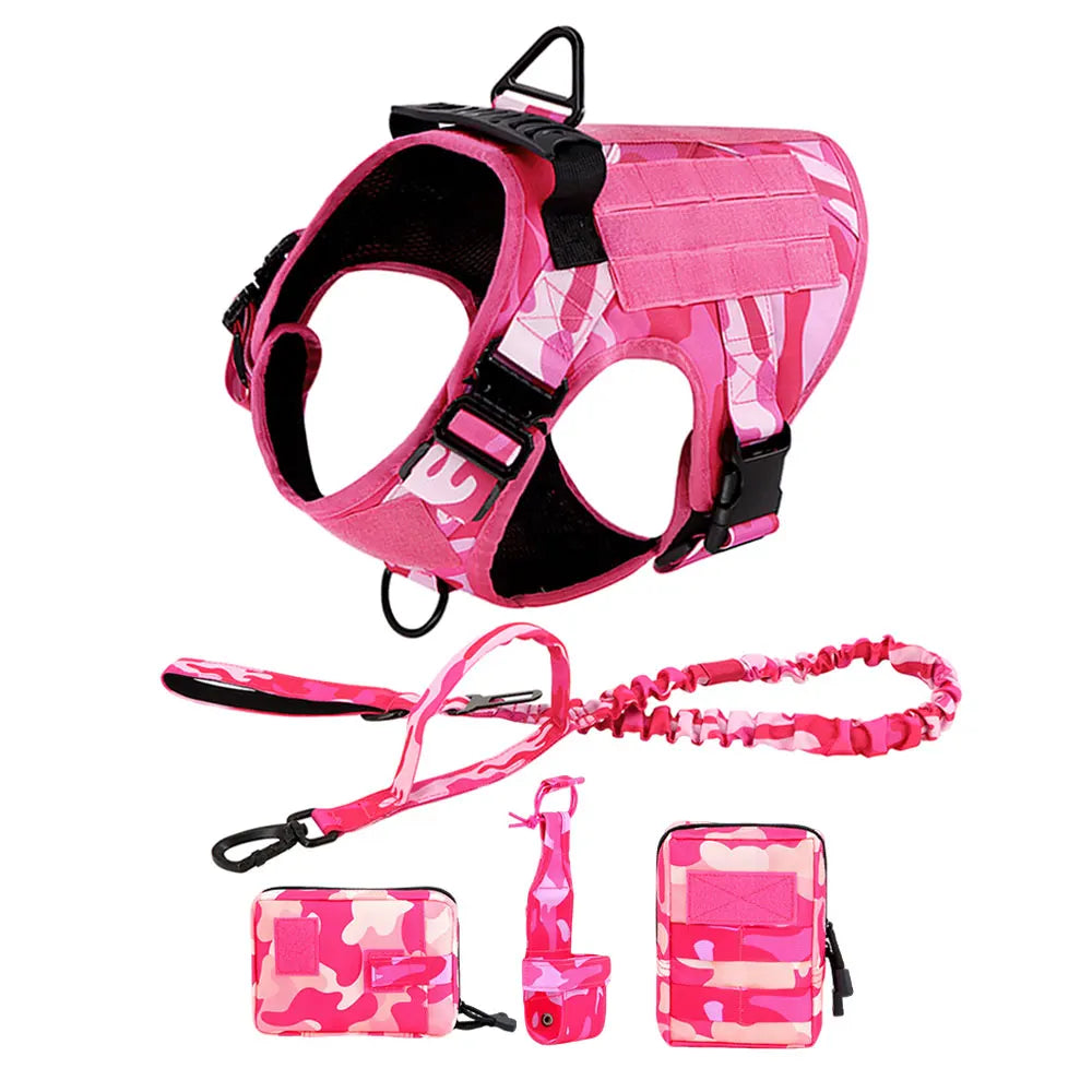 PETRAVEL CN German Shepherd Dog Harness Adjustable Tactical Vest