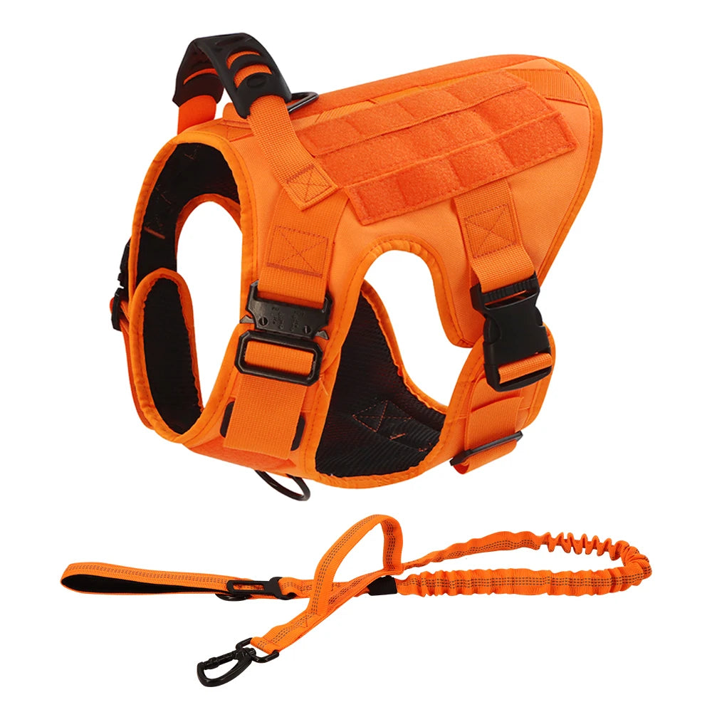 PETRAVEL CN German Shepherd Dog Harness Adjustable Tactical Vest