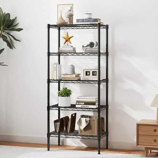 JHK Metal Wire Storage Shelves Adjustable Racks For Home Kitchen